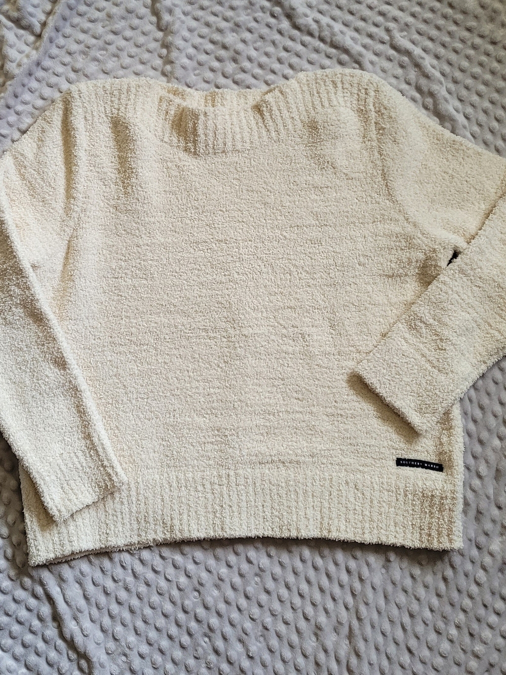 Cozy Cream Women’s Sweater - Southern Marsh Cloud Collection
